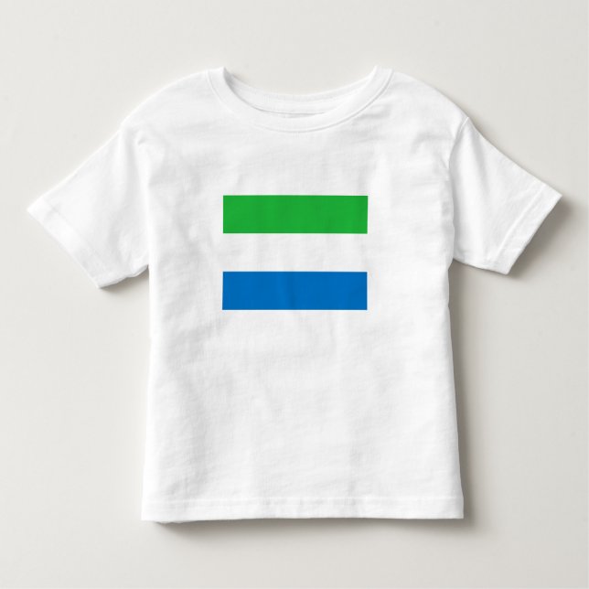 Camiseta Infantil Sierra Leone Flag (Frente)