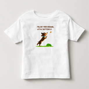 Camiseta Infantil Siga Seus Sonhos, Pequena Borboleta