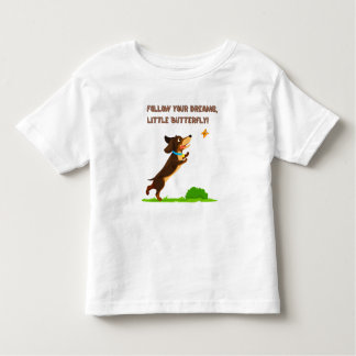 Camiseta Infantil Siga Seus Sonhos, Pequena Borboleta