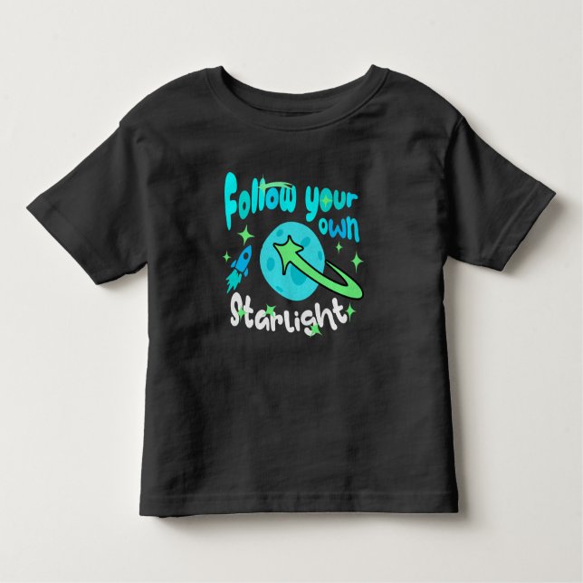 Camiseta Infantil Siga sua própria luz (Frente)