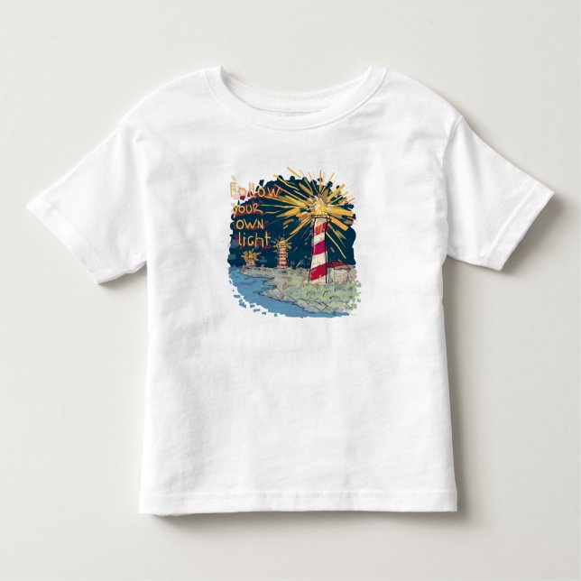 Camiseta Infantil Siga sua própria luz (Frente)