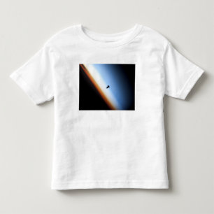 Camiseta Infantil Silhueta do esforço do vaivém espacial