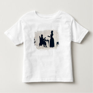 Camiseta Infantil Silhuetas do Monsieur e da senhora Roland