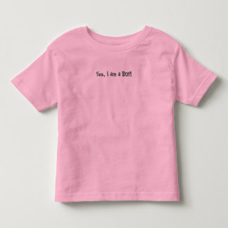 Camiseta Infantil Sim, eu sou um MENINO!