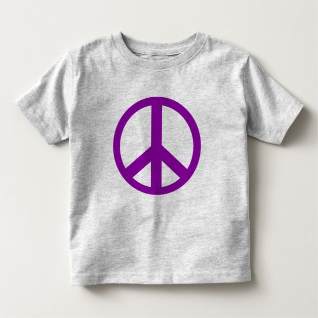 Camiseta Infantil Símbolo de Paz Roxo T shirts, Hoodies, Mugs (Frente)