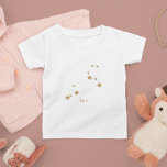 Camiseta Infantil Símbolo Zodiac Moderno Dourado Leo | Elemento Fogo<br><div class="desc">Símbolo Zodiac Moderno Dourado Leo | Elemento Fogo</div>
