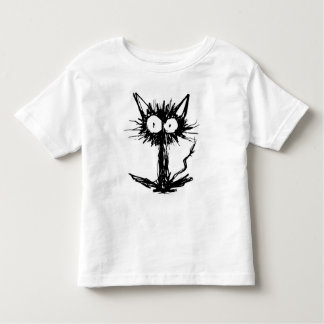 Camiseta Infantil *Simple preto do gatinho