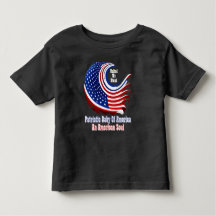 Simplesmente Enspirado Patriótico Bebê da América