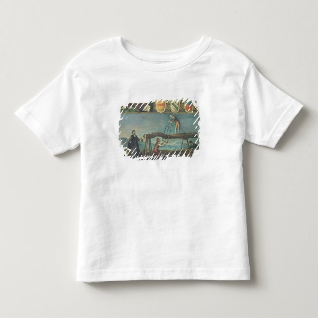 Camiseta Infantil Sinal da guilda dos trabalhadores Venetian da (Frente)
