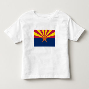 Camiseta Infantil Sinalizador do Estado da arizona