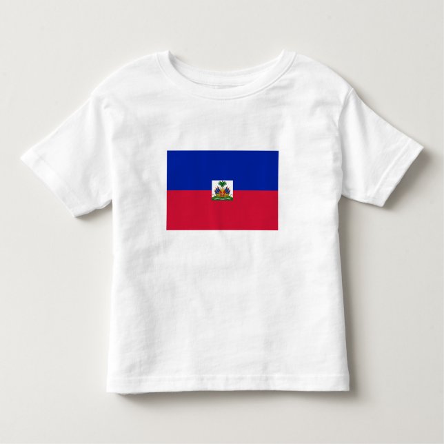 Camiseta Infantil Sinalizador do Haiti (Frente)