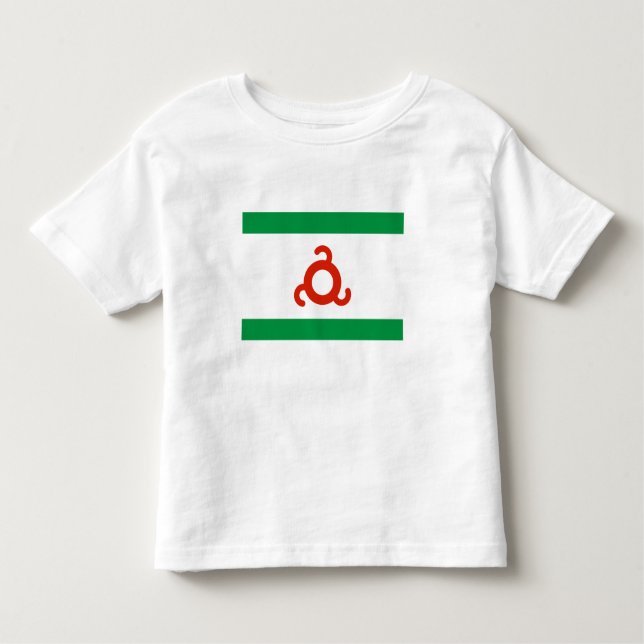 Camiseta Infantil Sinalizador Ingushetia (Frente)