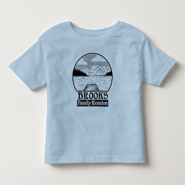 Camiseta Infantil Sindicato da Família Brooks Toddler (Frente)