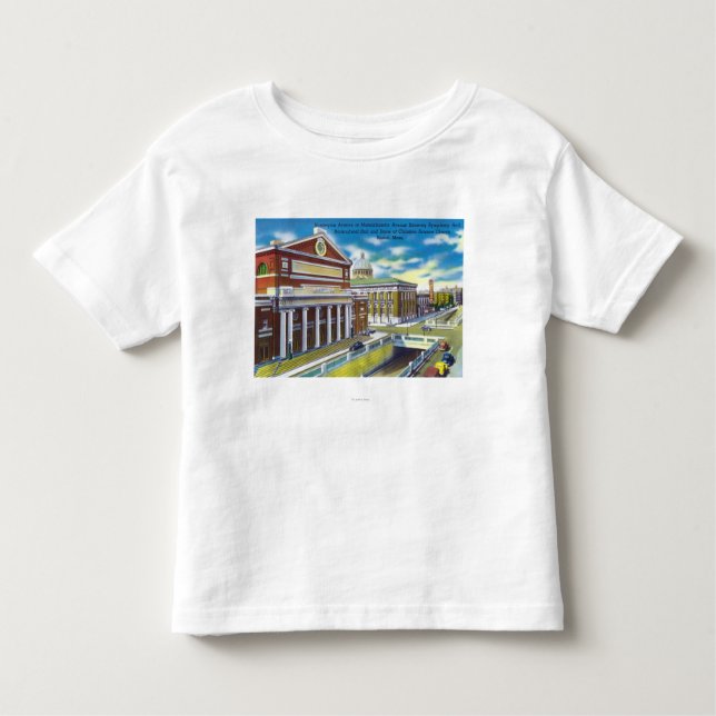 Camiseta Infantil Sinfonia, Salão hortícola (Frente)