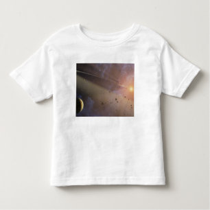 Camiseta Infantil Sistema planetário Epsilon Eridani