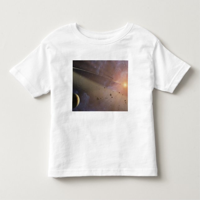 Camiseta Infantil Sistema planetário Epsilon Eridani (Frente)