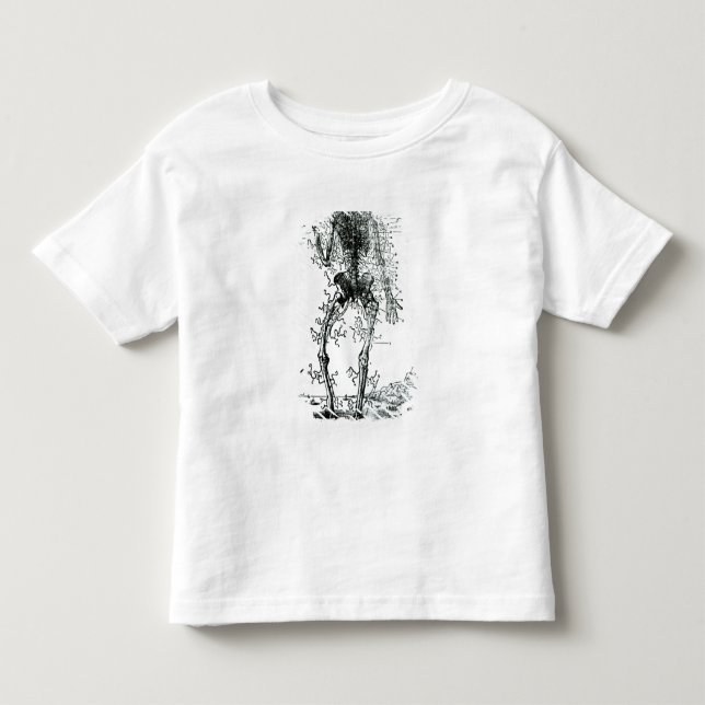 Camiseta Infantil Sistema vascular do corpo (Frente)