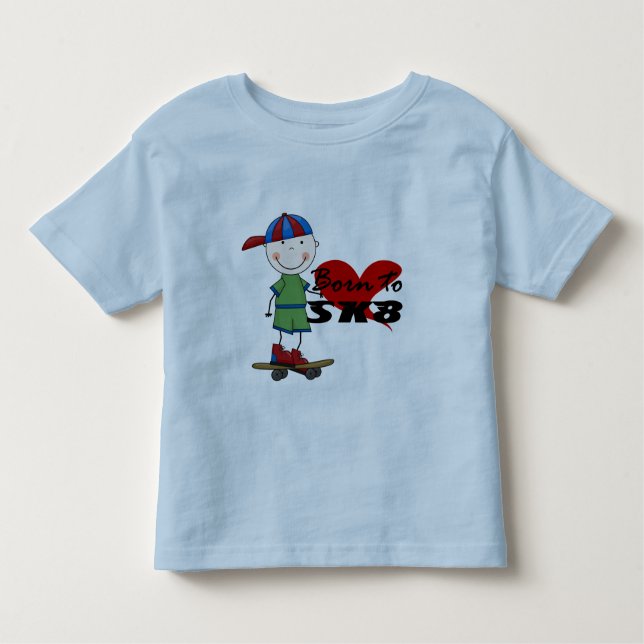 Camiseta Infantil SKATEBOARDING - Garoto no Boné de Baseball (Frente)