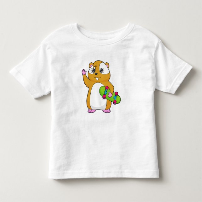 Camiseta Infantil Skater Skateboard (Frente)