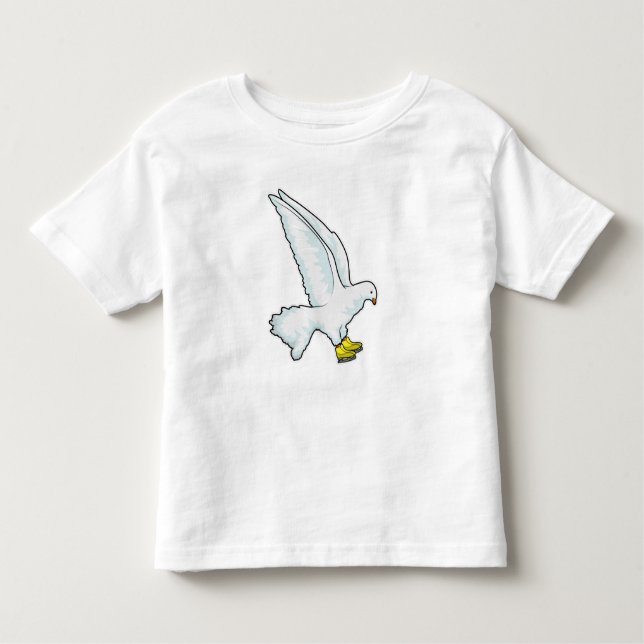 Camiseta Infantil Skates de gelo com gelo (Frente)