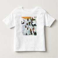 Sledding e escavar para fora