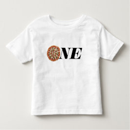 Camiseta Infantil Slice of Fun 1st Birthday, One Pizza T-Shirt