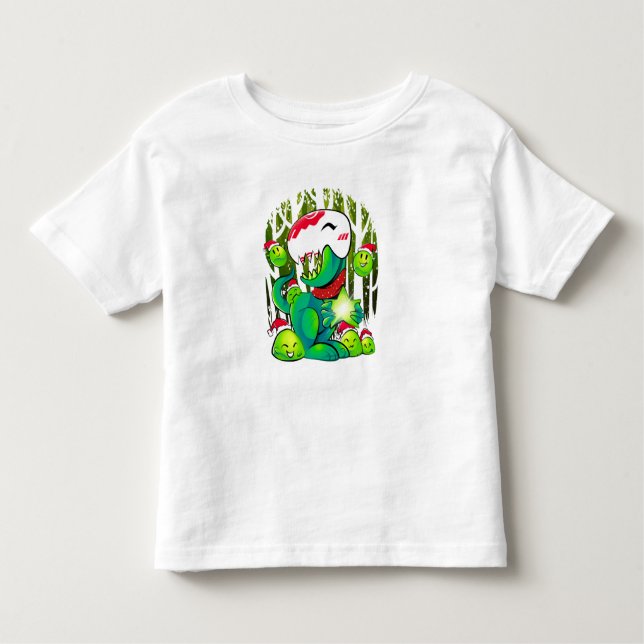 CAMISETA INFANTIL SLIME E DINO (Frente)