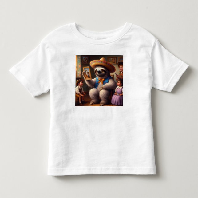 Camiseta Infantil Sloth Grandpa (Frente)