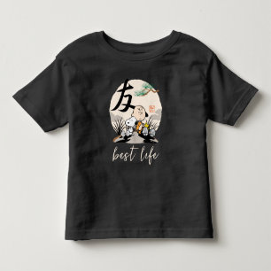 Camiseta Infantil Snoopy, Charlie Brown e Woodstock - Amigo