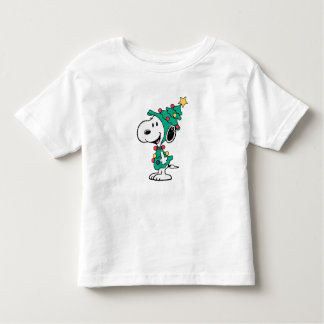Camiseta Infantil snoopy christmas trees 
