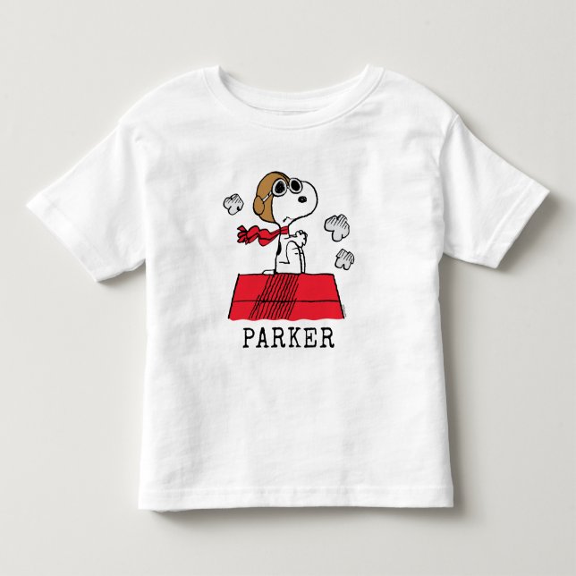 Camiseta Infantil Snoopy "Joe Cool" em Pé (Frente)