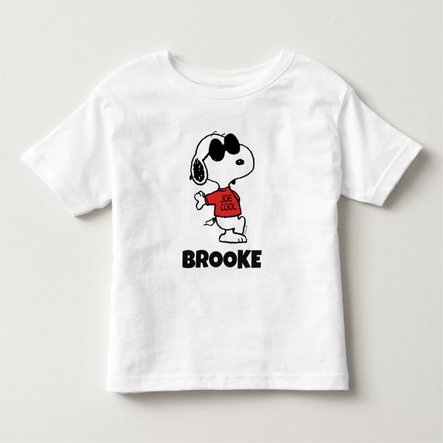 Camiseta Infantil Snoopy "Joe Cool" Standing (Frente)