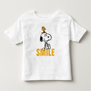 Camiseta Infantil Snoopy & Woodstock - Todos os sorrisos