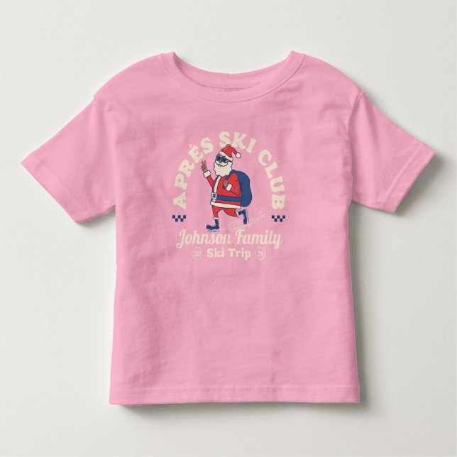 Camiseta Infantil Snowboard de Esquema de Grupo Personalizado de Ami (Frente)