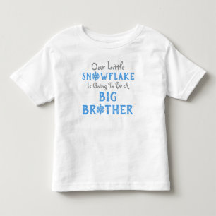 Camiseta Infantil Snowflake Big Brother
