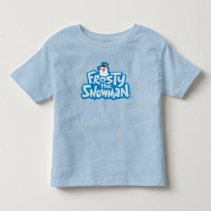 Camiseta Infantil Snowman™ congelado   Logotipo empilhado congelado