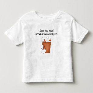 Camiseta Infantil Snowman Humor T-shirts e presentes