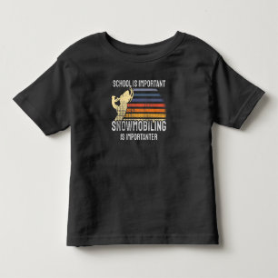 Camiseta Infantil Snowmobiling Snowmobile