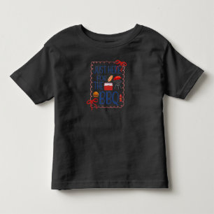 Camiseta Infantil Só aqui para o CHURRASCO