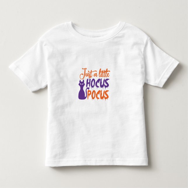 Camiseta Infantil só um pouco de "hocus pocus" (Frente)