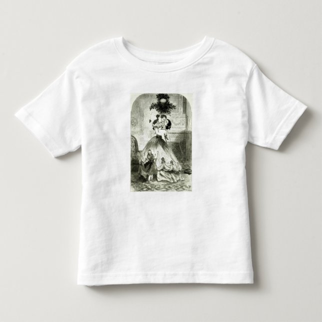 Camiseta Infantil Sob o Mistletoe (Frente)