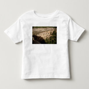 Camiseta Infantil Sobras de moradias de penhasco indianas do povoado