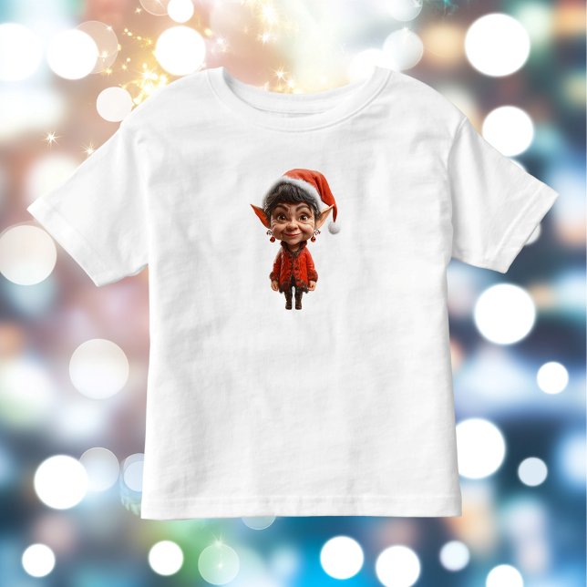 Camiseta Infantil Sobre Isso! Tee do Elf Toddler de Natal (Criador carregado)