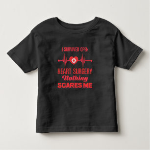 Camiseta Infantil Sobrevivente de Cirurgia Cardíaca Aberta Obtenha