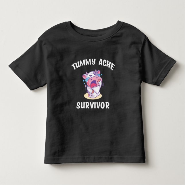 Camiseta Infantil Sobrevivente Tummy Ache (Frente)