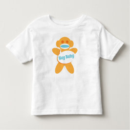 Camiseta Infantil Sock Monkey Baby Shirt Personalizar