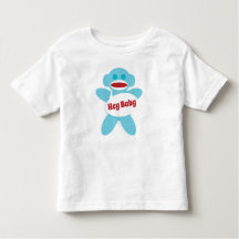 Sock Monkey Baby Shirt Personalizar