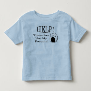Camiseta Infantil Socorro! Estes Não São Os Meus Pais!