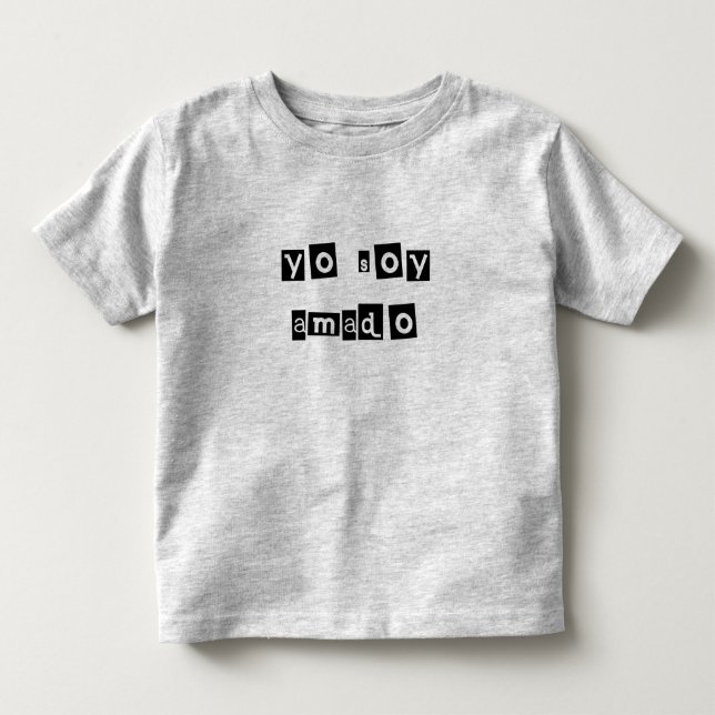 Camiseta Infantil Soja Amado de Yo (Frente)