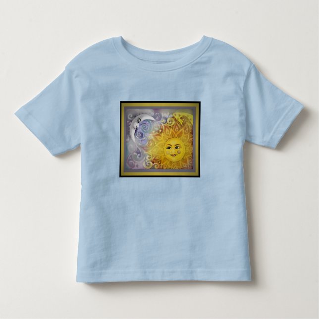 Camiseta Infantil Sol e Lua (Frente)